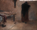 In the Morgue by Jakub Schikaneder — hand-painted portrait oil painting reproduction on canvas