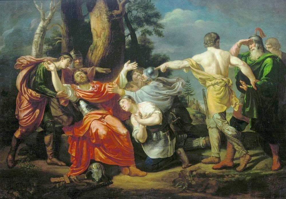 Dmitry Donskoy after the Battle of Kulikovo by Orest Kiprensky — hand-painted cultural oil painting reproduction on canvas