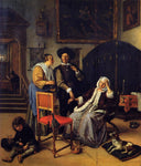 Doctor s Visit by Jan Steen — group oil painting wall art, Baroque