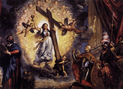 Doge Antonio Grimani Kneeling Before the Faith in home office