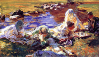 Dolce far niente by John Singer Sargent — hand-painted landscape oil painting reproduction on canvas