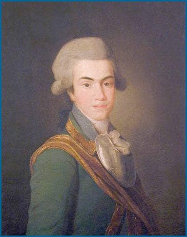 Dolgorukov by Dmitry Levitzky — hand-painted portrait oil painting reproduction on canvas