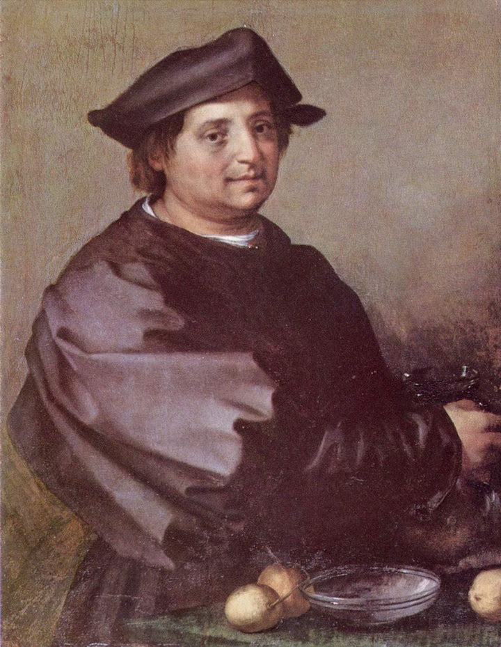Domenico di Jacopo di Matteo, called 'Becuccio Bicchieraio' by Andrea del Sarto — hand-painted portrait oil painting reproduction on canvas