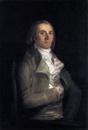 Don Andres del Peral by Francisco Goya — hand-painted portrait oil painting reproduction on canvas