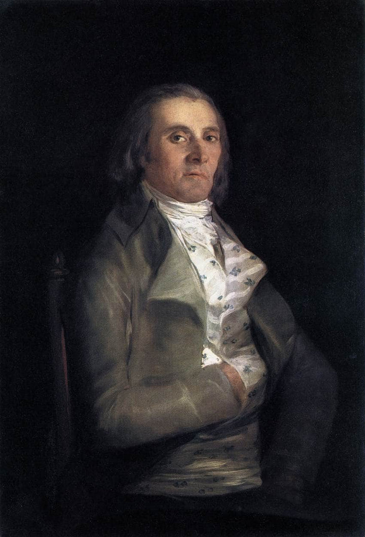 Don Andres del Peral by Francisco Goya — hand-painted portrait oil painting reproduction on canvas