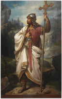 Don Pelayo, Rey De Asturias by Luis de Madrazo y Kuntz — male oil painting wall art, Romanticism