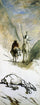 Don Quixote, Sancho Pansa and the Dead Mule in living room