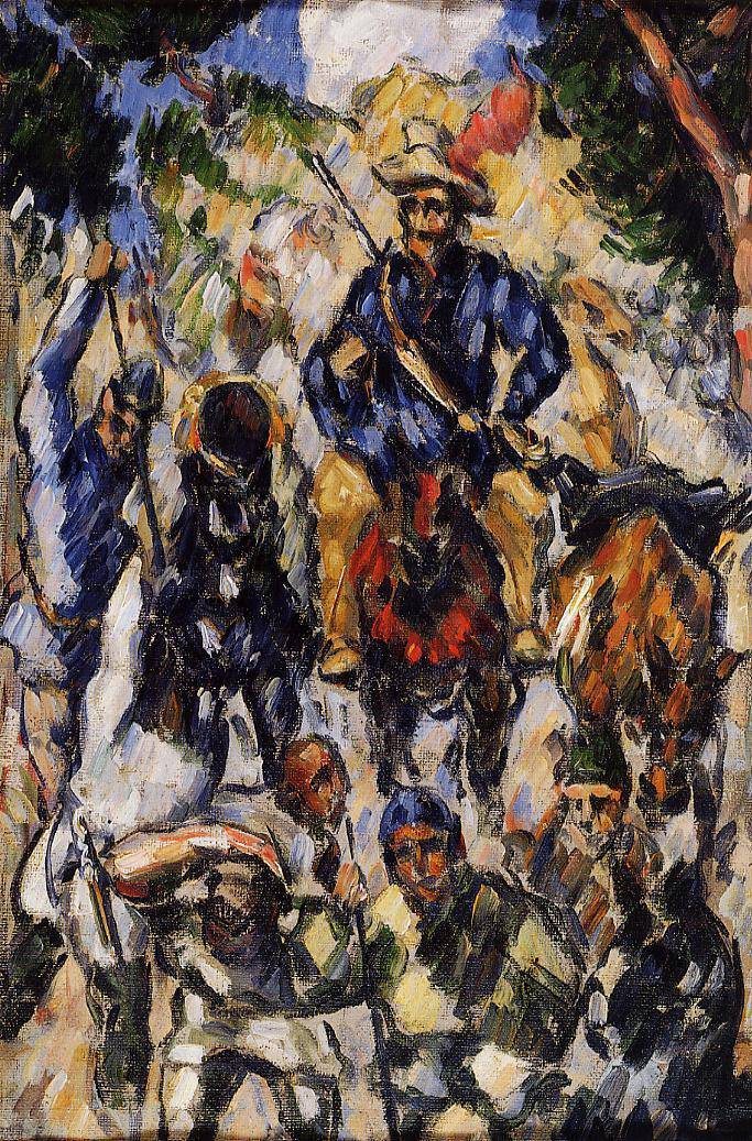 Don Quixote, View from the Back - Paul Cezanne