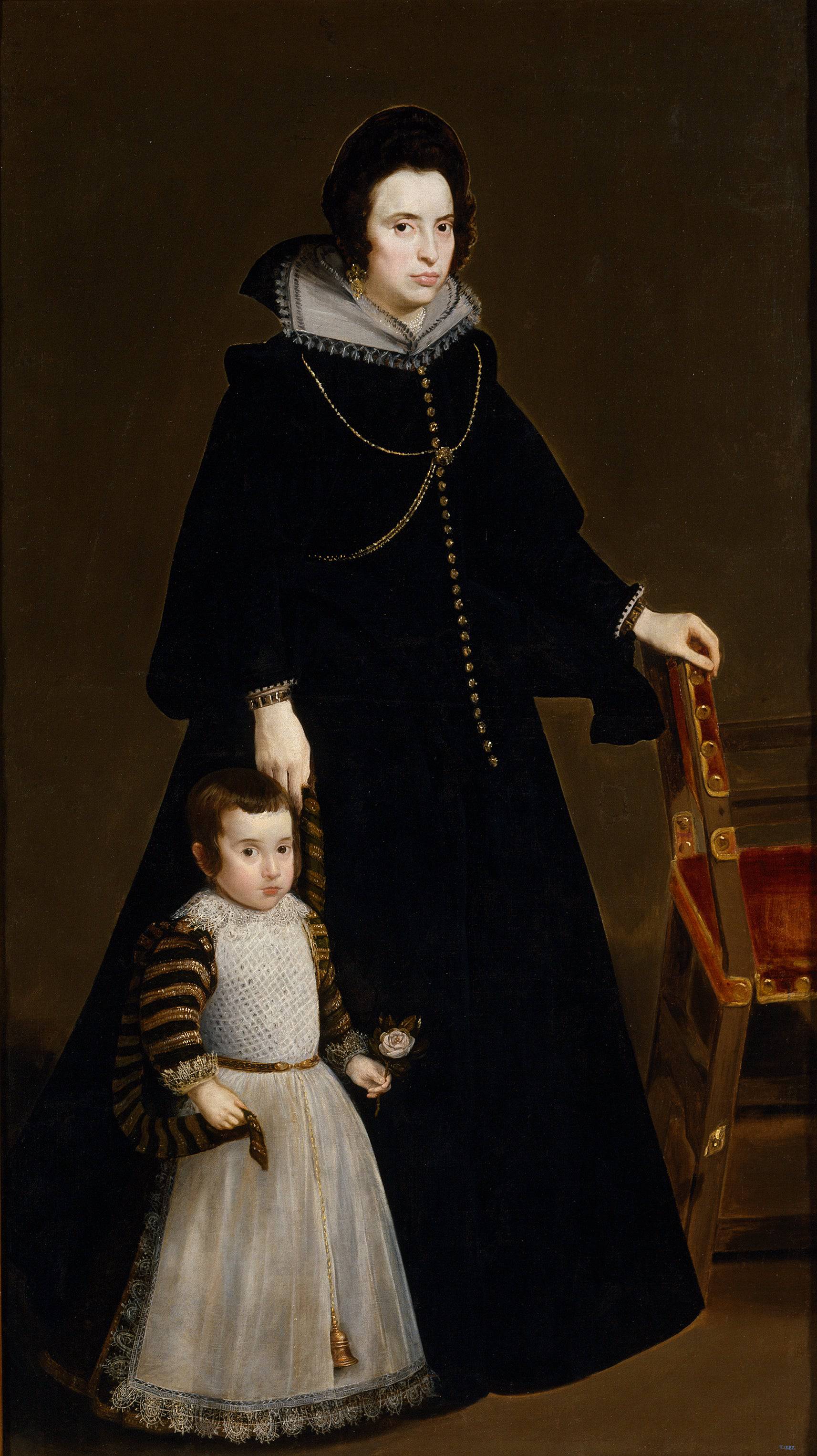 Dona Antonia de Ipenarrieta y Galdos and her Son - Diego Velazquez