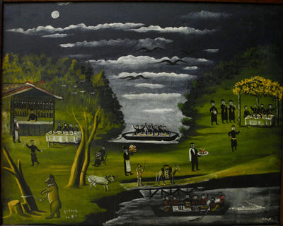 Donkey Bridge in master bedroom