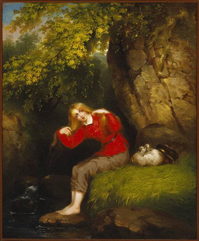 Dorothea by John Quidor — hand-painted landscape oil painting reproduction on canvas