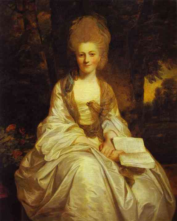 Dorothy, Countess of Lisburne by Joshua Reynolds — hand-painted portrait oil painting reproduction on canvas