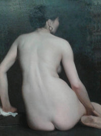 Dorso De Mulher by Rodolfo Amoedo — hand-painted portrait oil painting reproduction on canvas