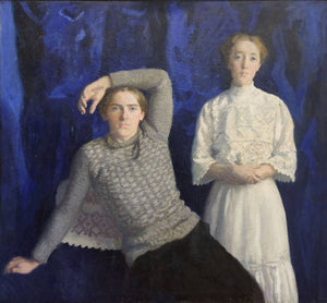 Double Portrait (Béni and Noémi) - Karoly Ferenczy