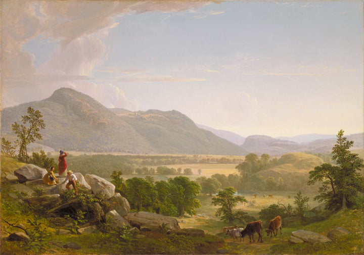 Dover Plain, Dutchess County, New York by Asher Brown Durand — hand-painted botanical oil painting reproduction on canvas