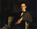 Dr. Harvey Cushing by Edmund Charles Tarbell — male oil painting wall art, Impressionism