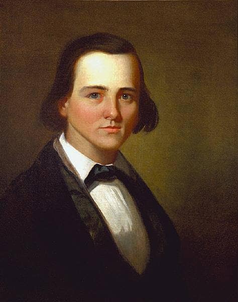 Dr. Oscar Fitzland Potter by George Caleb Bingham — hand-painted portrait oil painting reproduction on canvas