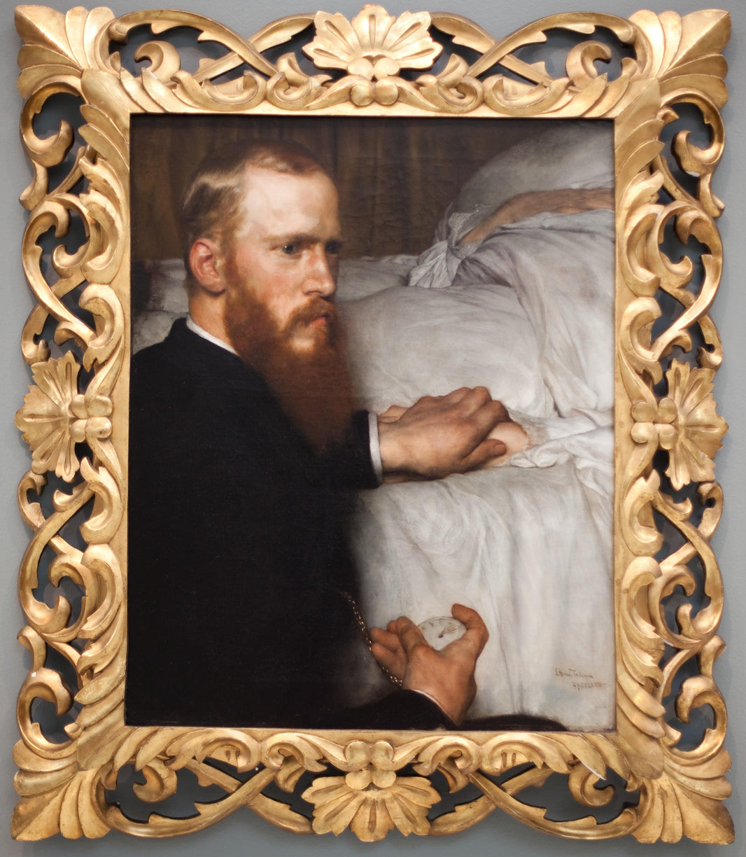 Dr. Washington Epps, My Doctor by Sir Lawrence Alma-Tadema — hand-painted portrait oil painting reproduction on canvas