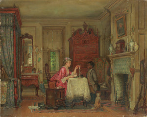 Drafting the Letter - Edward Lamson Henry