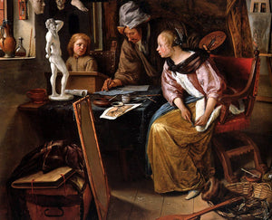 The Drawing Lesson - Jan Steen