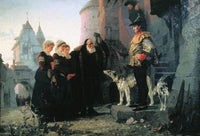Droit du seigneur by Vasily Polenov — hand-painted portrait oil painting reproduction on canvas