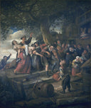 Drunk woman by Jan Steen — male oil painting wall art, Baroque