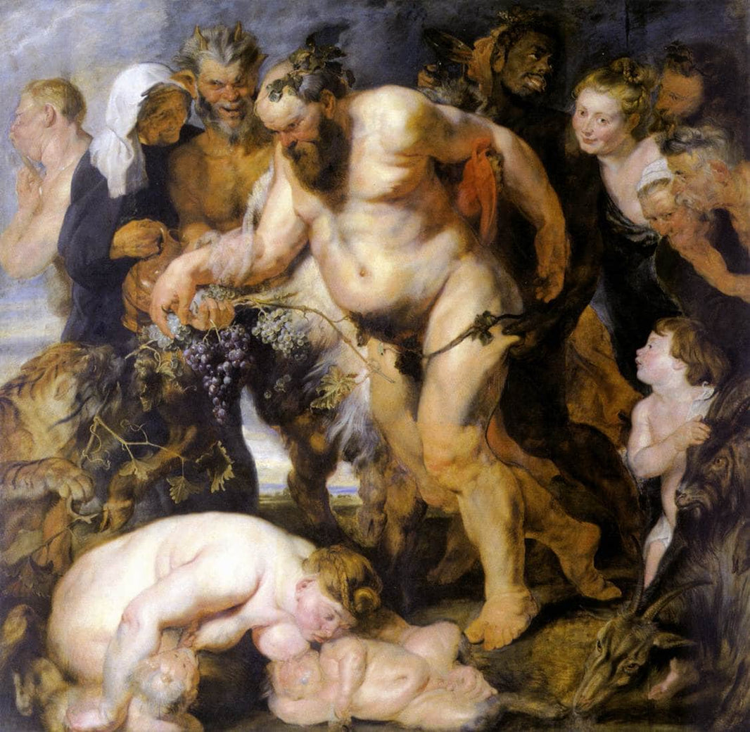 Drunken Silenus by Peter Paul Rubens — hand-painted cultural oil painting reproduction on canvas