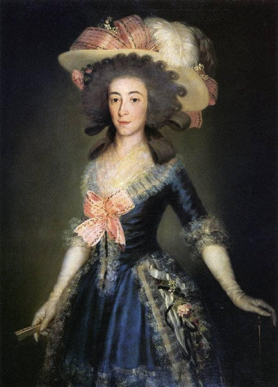 Duchess Countess of Benavente in apartment