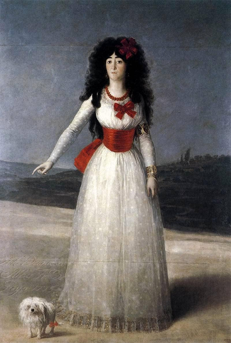 Duchess of Alba, The White Duchess on gallery wrap