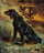 Dun, a Gordon Setter Belonging to Comte Alphonse de Toulouse Lautrec in modern living room