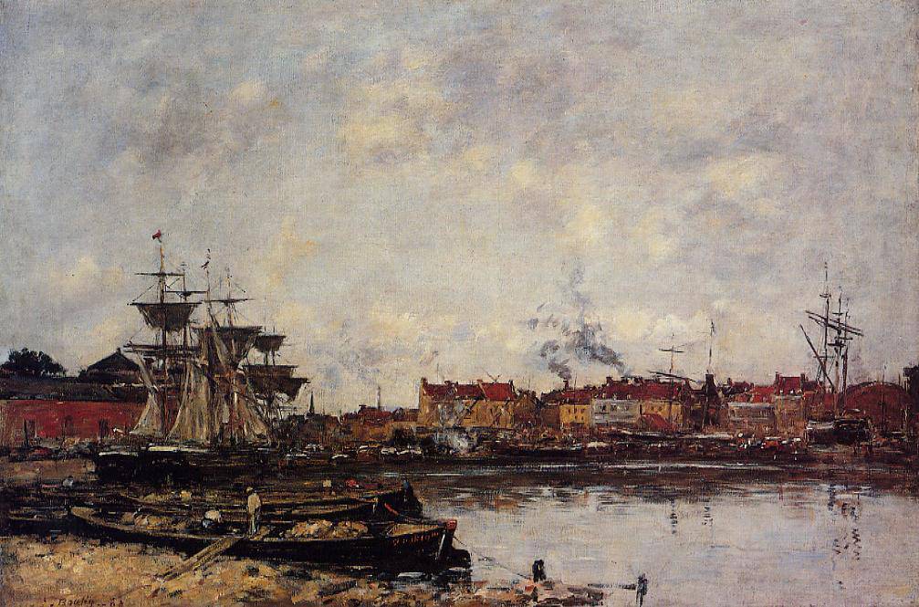 Dunkirk, the Inner Port - Eugene Boudin