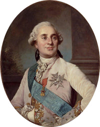 Portrait of Louis XVI, King of France and Navarre by Joseph Duplessis — hand-painted portrait oil painting reproduction on canvas