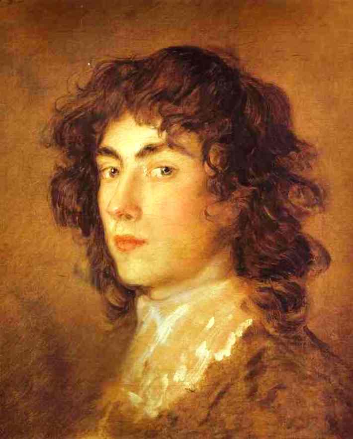 Gainsborough Dupont by Thomas Gainsborough — hand-painted portrait oil painting reproduction on canvas