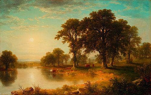 Summer Afternoon by Asher Brown Durand — hand-painted botanical oil painting reproduction on canvas