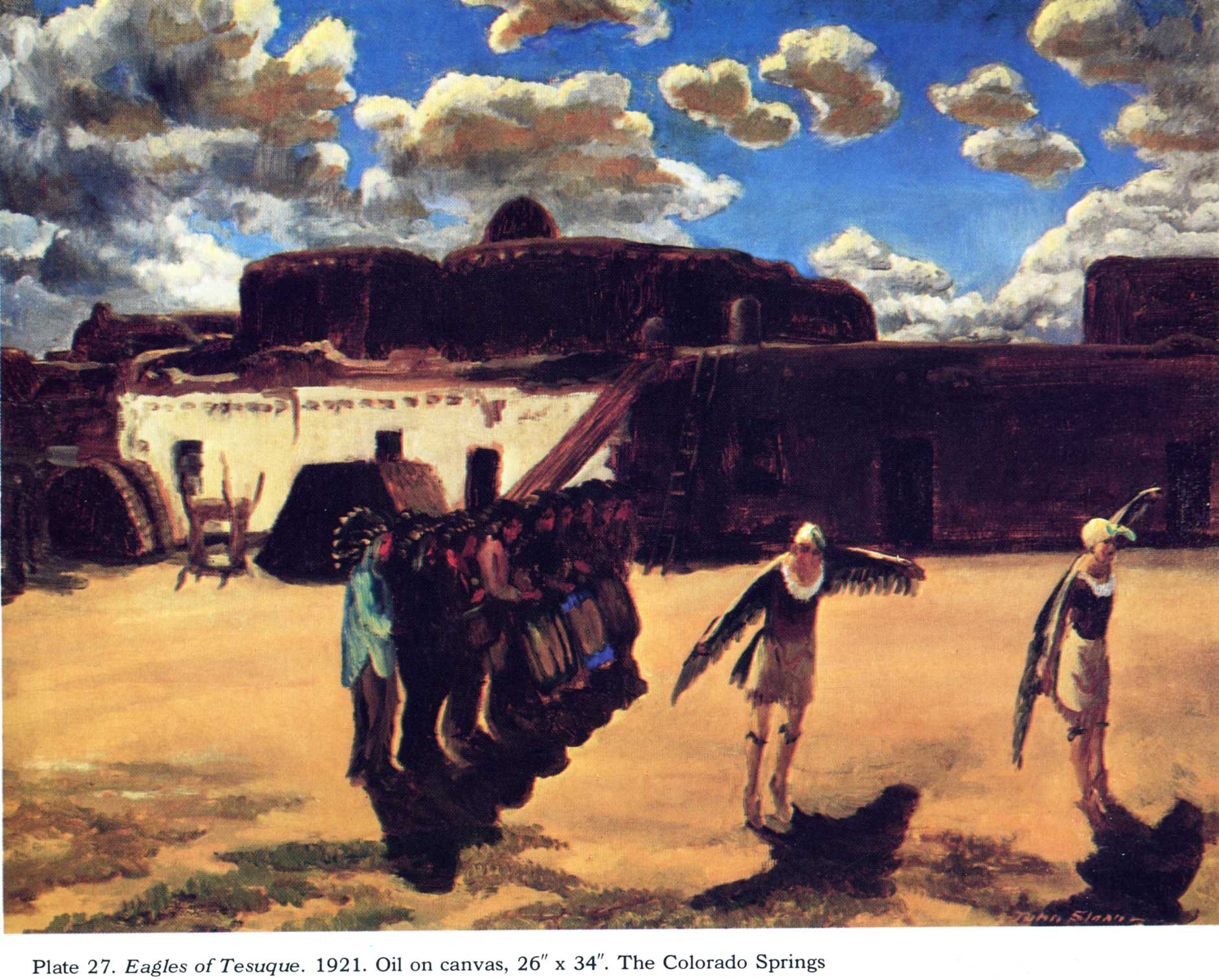 Eagles of Tesuque - John French Sloan