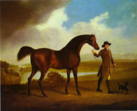 Earl Grosvenor's Bandy by George Stubbs — hand-painted animal oil painting reproduction on canvas