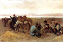 Early Morning by Lake Urumiyah, Persia by Edwin Lord Weeks — hand-painted animal oil painting reproduction on canvas