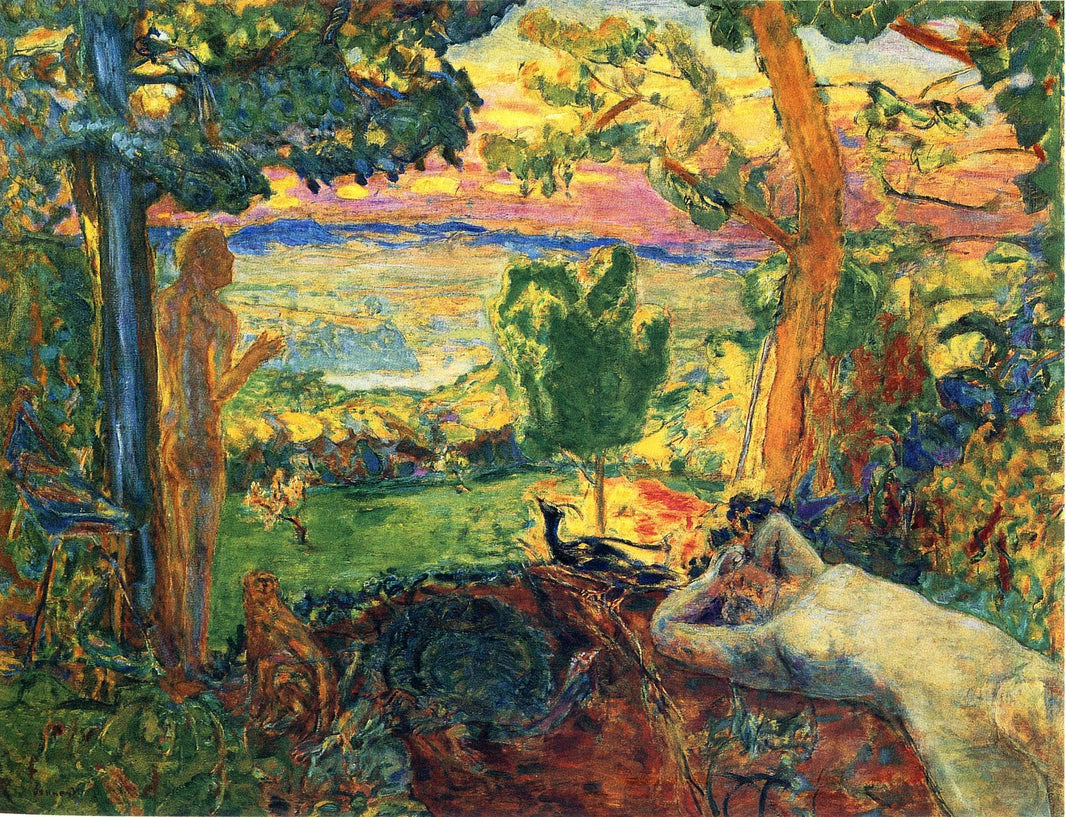 Earthly Paradise by Pierre Bonnard — hand-painted botanical oil painting reproduction on canvas