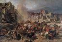 Earthquake in Torre del Greco by Michele Cammarano — hand-painted cultural oil painting reproduction on canvas
