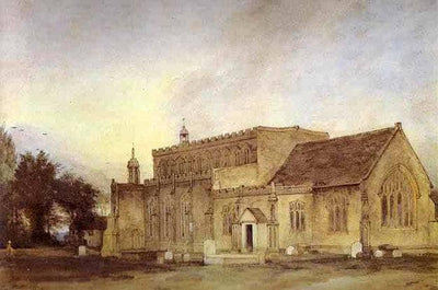 East Bergholt Church in modern living room
