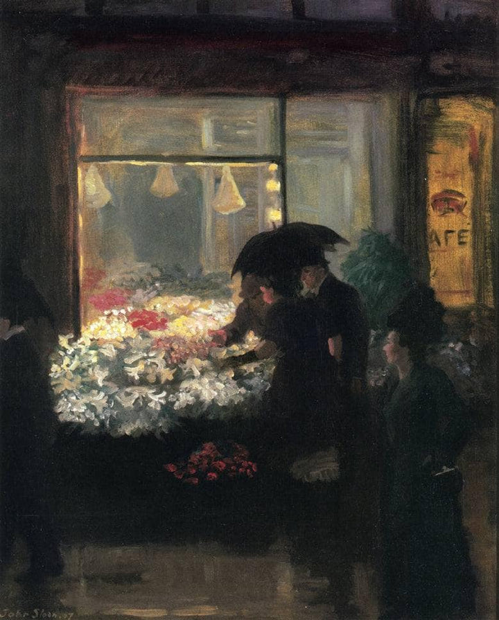 Easter Eve by John French Sloan — hand-painted botanical oil painting reproduction on canvas