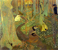 Easter Morning or Easter Mystery by Maurice Denis — hand-painted abstract oil painting reproduction on canvas