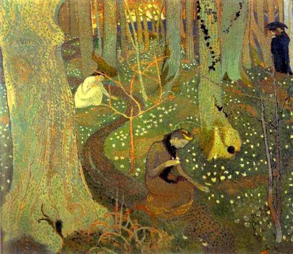 Easter Morning or Easter Mystery by Maurice Denis — hand-painted abstract oil painting reproduction on canvas