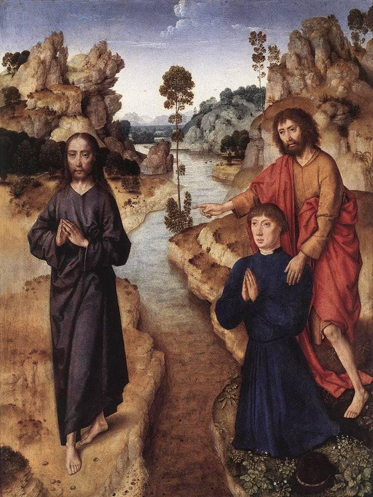 Ecce agnus Dei by Dirk Bouts — hand-painted cultural oil painting reproduction on canvas
