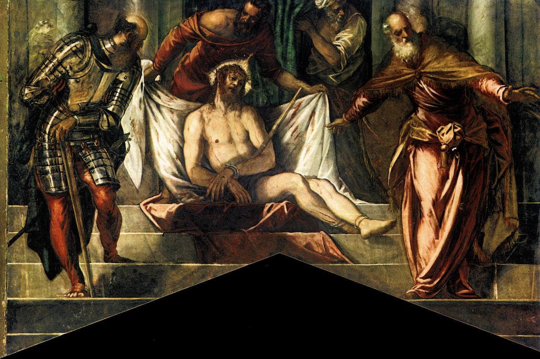 Ecce Homo by Tintoretto — hand-painted cultural oil painting reproduction on canvas