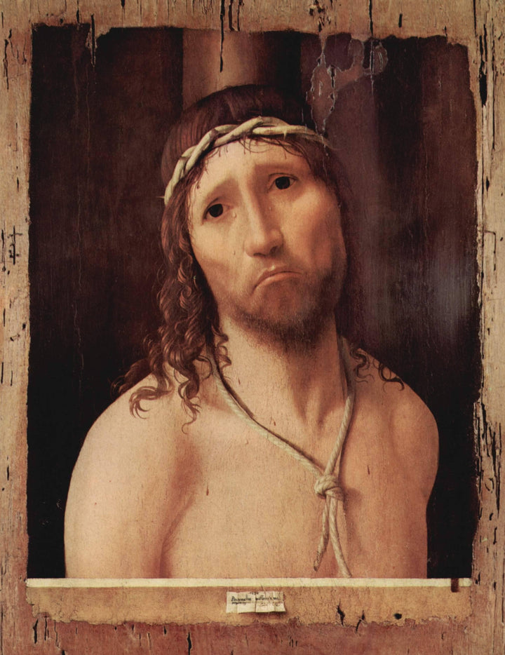 Ecce Homo by Antonello da Messina — hand-painted portrait oil painting reproduction on canvas