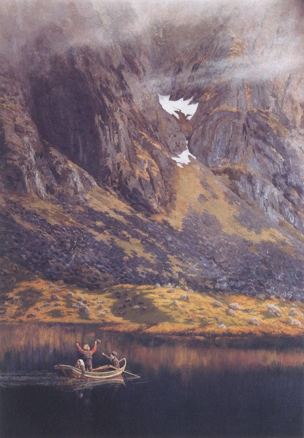 Echo by Theodor Severin Kittelsen — hand-painted landscape oil painting reproduction on canvas