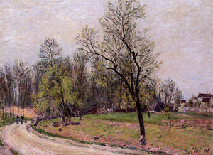 Edge of the Forest in Spring, Evening - Alfred Sisley