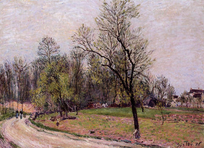 Edge of the Forest in Spring, Evening in study