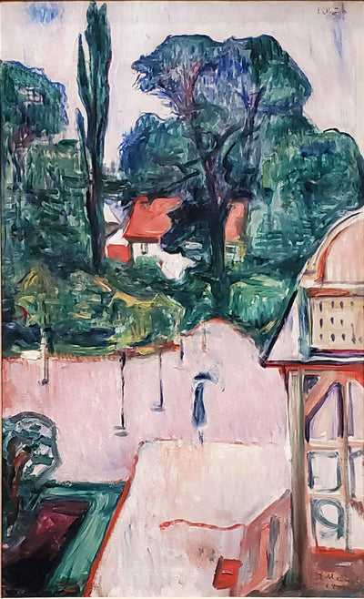 Edvard Munch - Garden in Taarbaek by Edvard Munch — oil painting reproduction